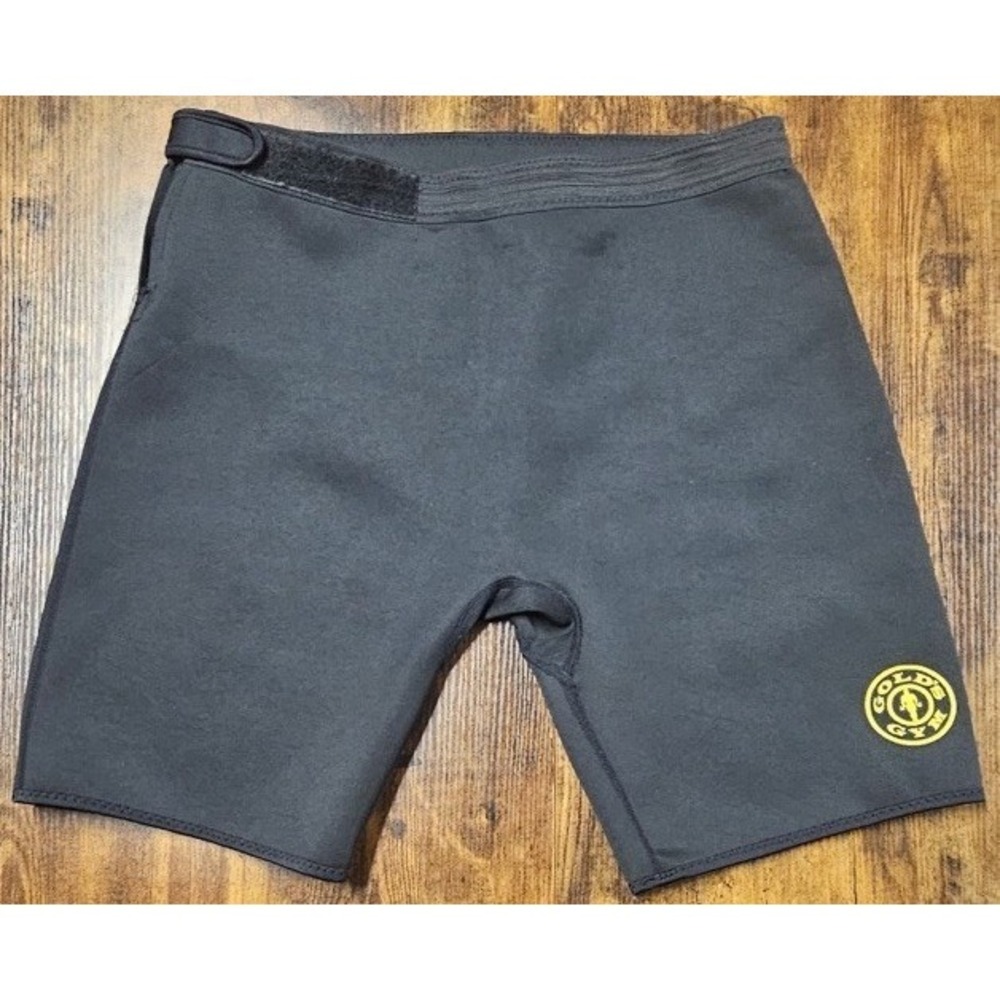 Golds Gym Men's Size L/XL Black Weightlifting Work Out‎ Compression Shorts
